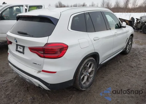 2021 BMW X3 xDrive30I z USA, uszkodzony, nr VIN 5UXTY5C06M9G26654